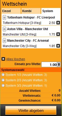 Bet3000 Wettschein Bet3000 Wettschein