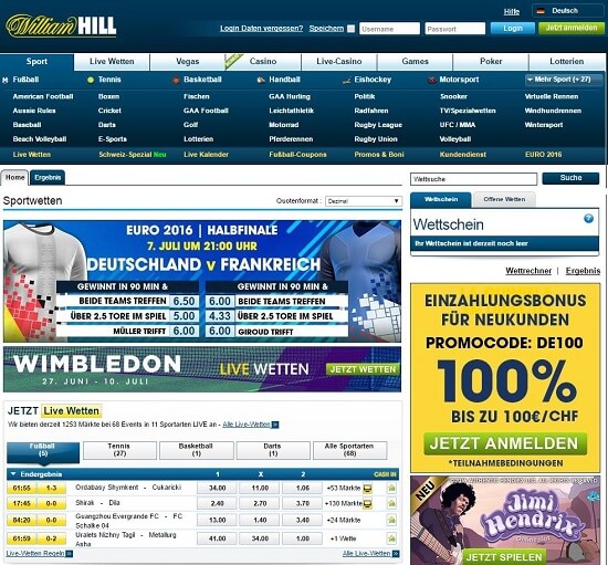 Zum Wettanbieter William Hill! william-hill-wettseite-screenshot