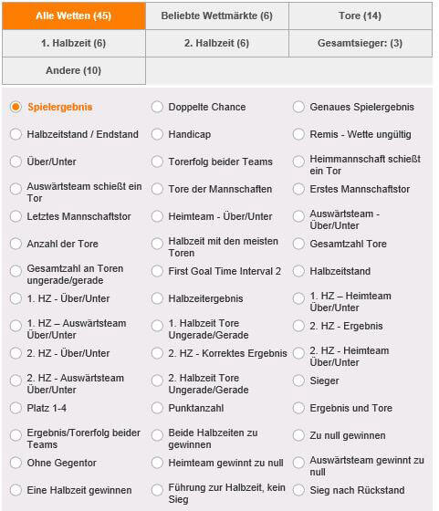 Expekt Wettprogramm