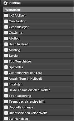 Netbet-Wettarten-Auswahl