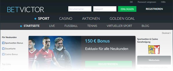 BetVictor Website