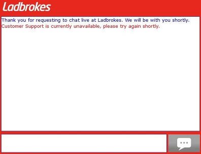 Ladbrokes Livechat