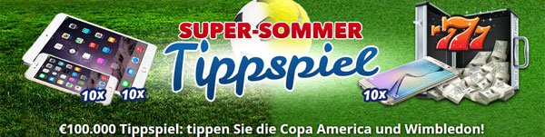 tolle Preise im Sportingbet Sommer Tippspiel