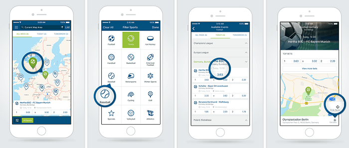 Bet-at-Home Sport Maps App