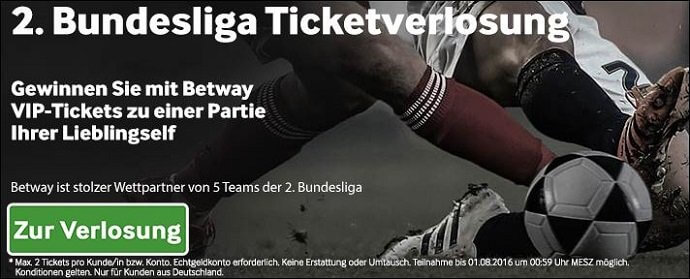 Betway 2. Liga Ticket-Verlosung