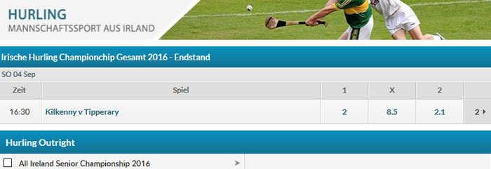 Hurling Wetten Betvictor Hurling Wetten Betvictor
