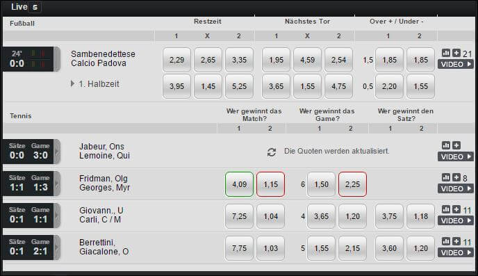 XTip Live Wetten