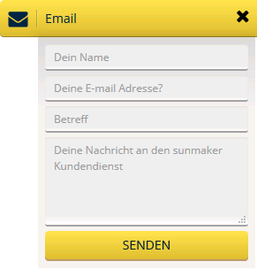 Sunmaker Online Kontaktformular