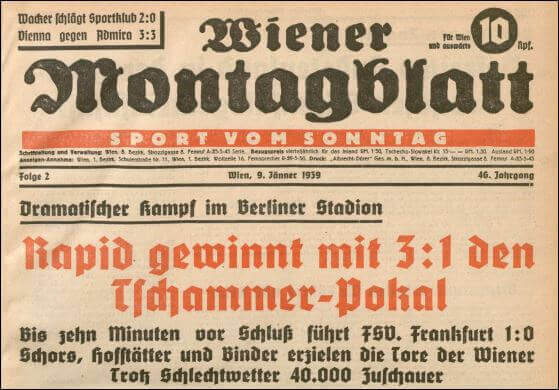 Pokalfinale 1938