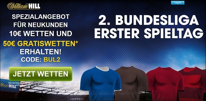 William Hill 2. Liga Gratiswetten