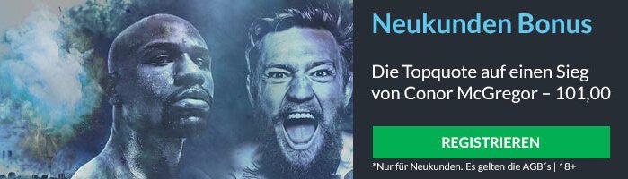 Mayweather vs. McGregor - Quotenboost bei Betvictor