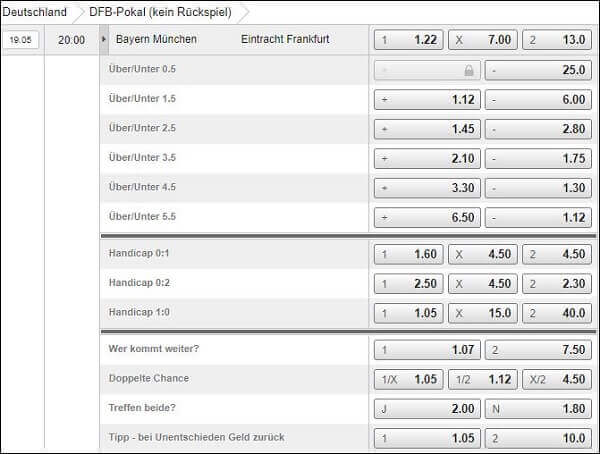 DFB-Pokal Finale Bet3000