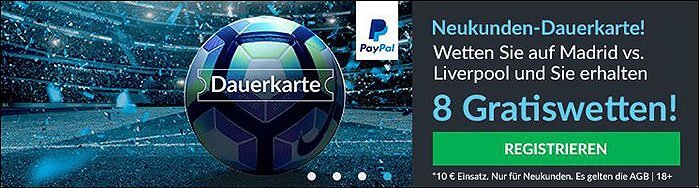 BetVictor Neukunden-Angebot CL-Finale