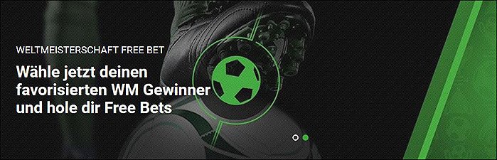 Unibet WM Free Bets