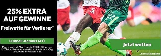 Kombiwetten bei Betway