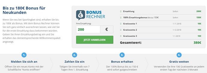 Sportingbet Bonus