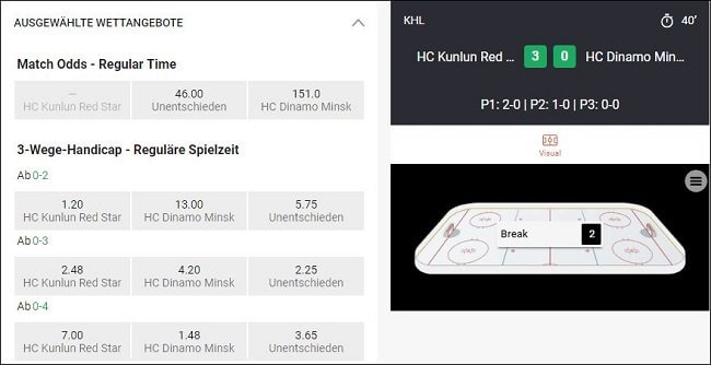 leovegas khl livewetten