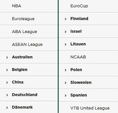 zu den Basketball Wetten von Mr. Green Mr. Green Basketball Wetten