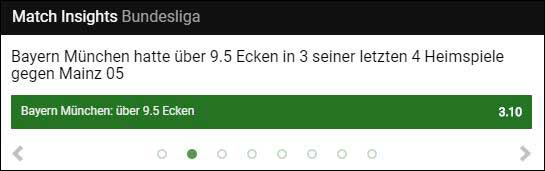 Unibet Match Insights Bundesliga