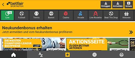 Buchmacher Betfair