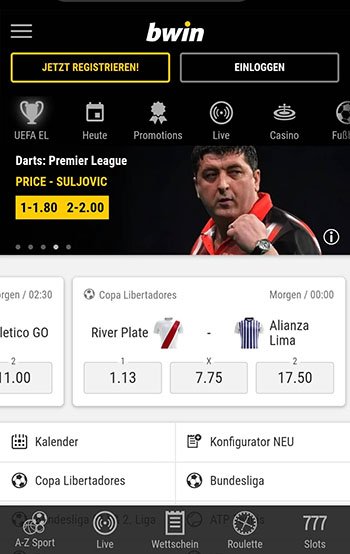 Wetten bei Bwin Bwin Sportwetten