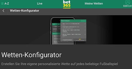 Bet365 Wette selber erstellen