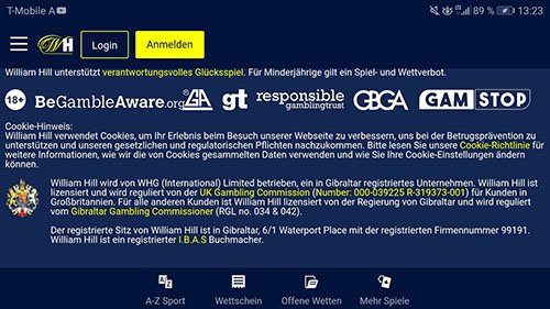 William Hill sicher