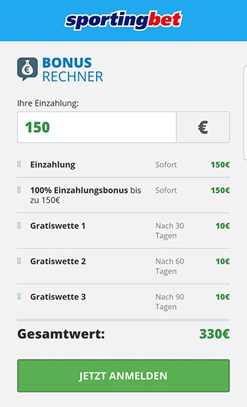 Sportingbet Bonus