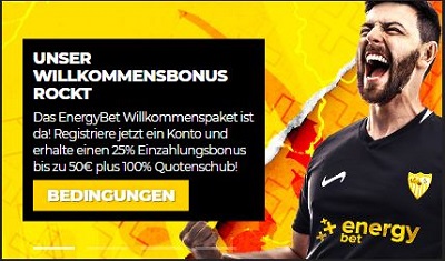 Energybet Sportwettenbonus