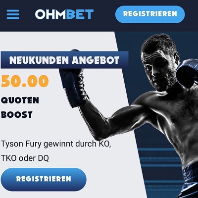 ohmbet neukunden offer boxen wilder fury