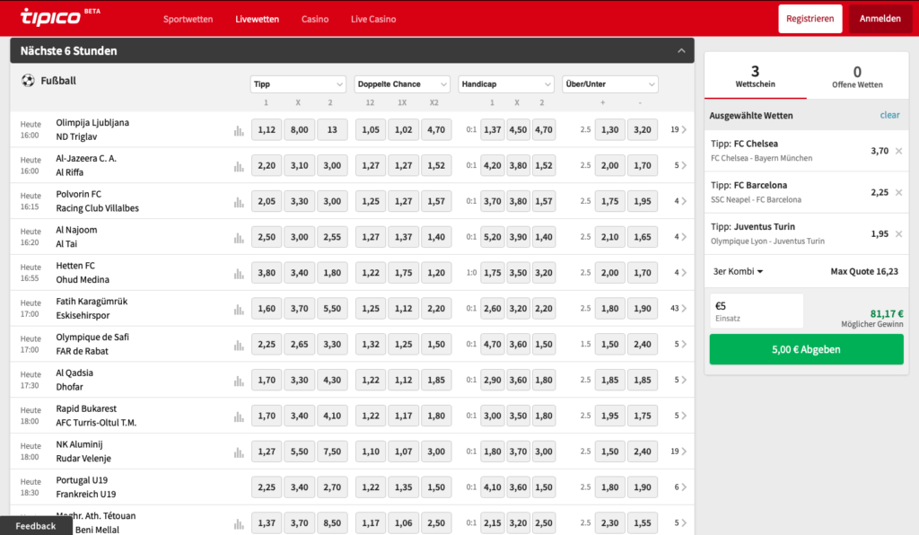Was könnte beste Sportwetten Anbieter tun, um Sie zum Wechsel zu bewegen?