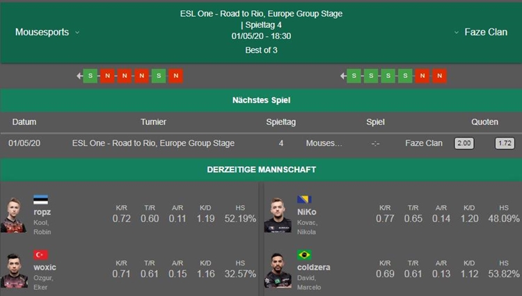 CS:GO bei bet365