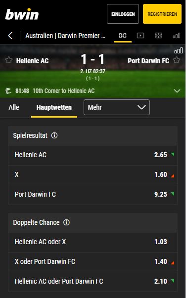 Bwin Live Wetten