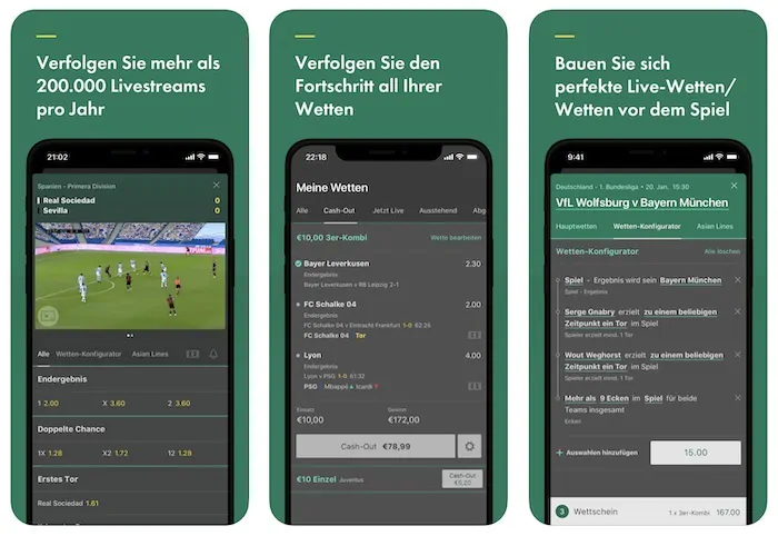 ‎bet365 app live wetten