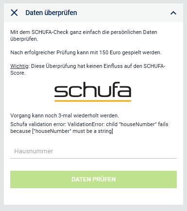 Bet-at-home Verifizierung Kontoeröffnung Anmeldung Login schufa