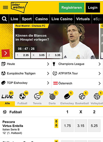 interwetten mobil home