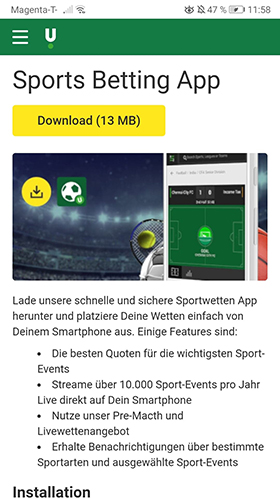 Unibet App