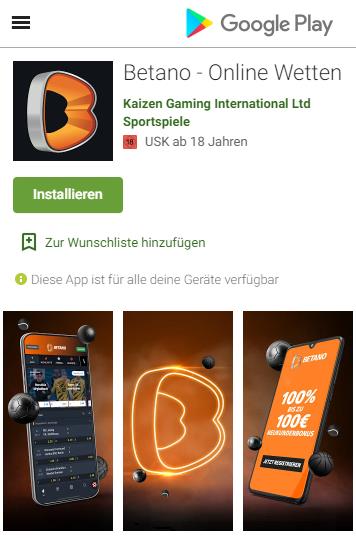Betano Android App