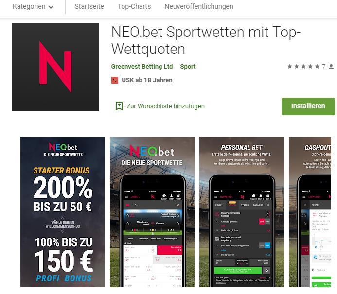 Neobet App Android