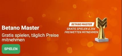 Betano Master Bonus Belgien Italien Freiwette