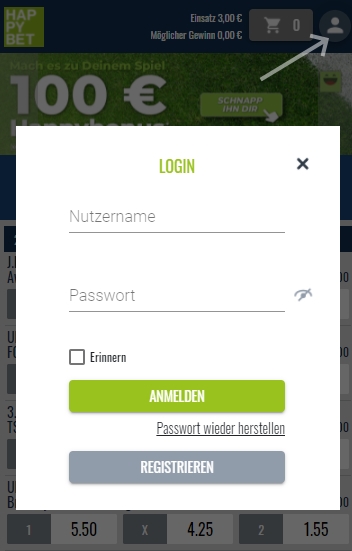 Happybet Login