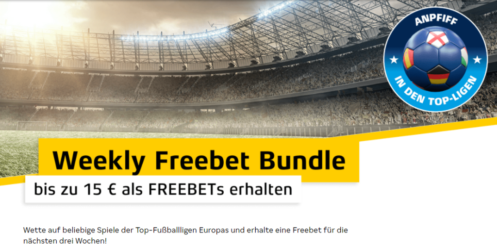 Merkur Sports Bonus Bundesliga Prognose Serie A Premier League Primera Division Freebet