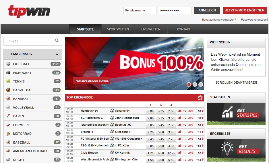 Tipwin Wetten
