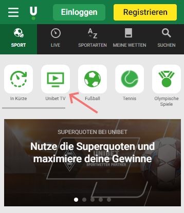 Unibet Live Streaming