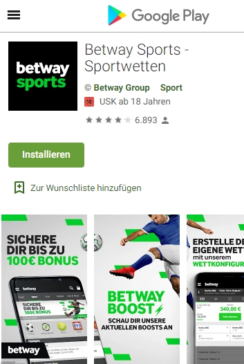 Betway Android App