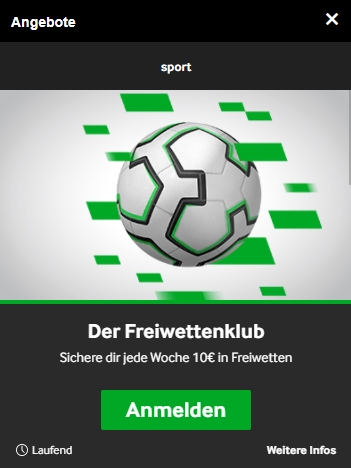 Betway Aktionen