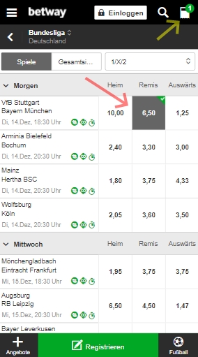 Betway Wetten