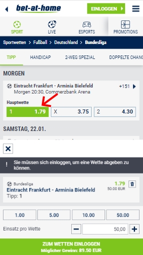 Bet-at-home Wetten