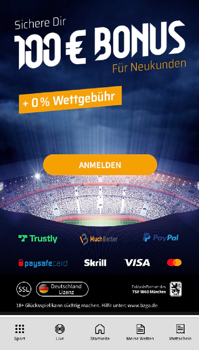 Bet3000 Sportwetten Bonus