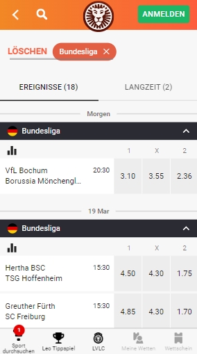 LeoVegas Bundesliga